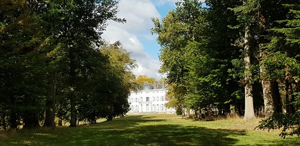 vue arrière du château vue arrière du château